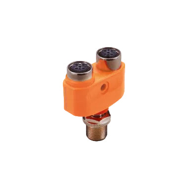 ifm efector EBC115 Y Splitter, 2x M12 Female to 1x M12 Male, 60 VAC/VDC, 4A, A Coding, EBC Series
