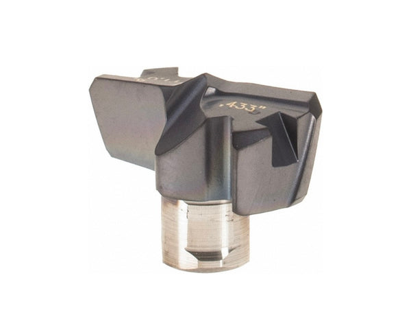 Iscar Replaceable Drill Tip: FCP0433 IC908, 0.4330" Dia, 11.00 mm Dia, 140 deg Point