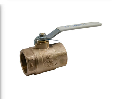 Apollo™ 70LF10A01 70LF-100 2-Piece Ball Valve, 4 in Nominal, FNPT End Style, Lead Free Bronze Body, Regular Port, RRPTFE Softgoods, Domestic