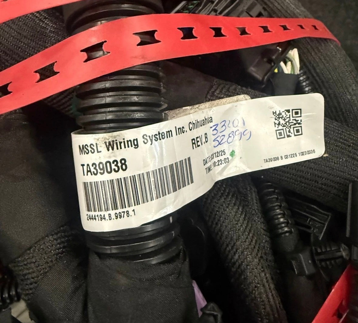 John Deere Chassis Wiring Harness - TA39038