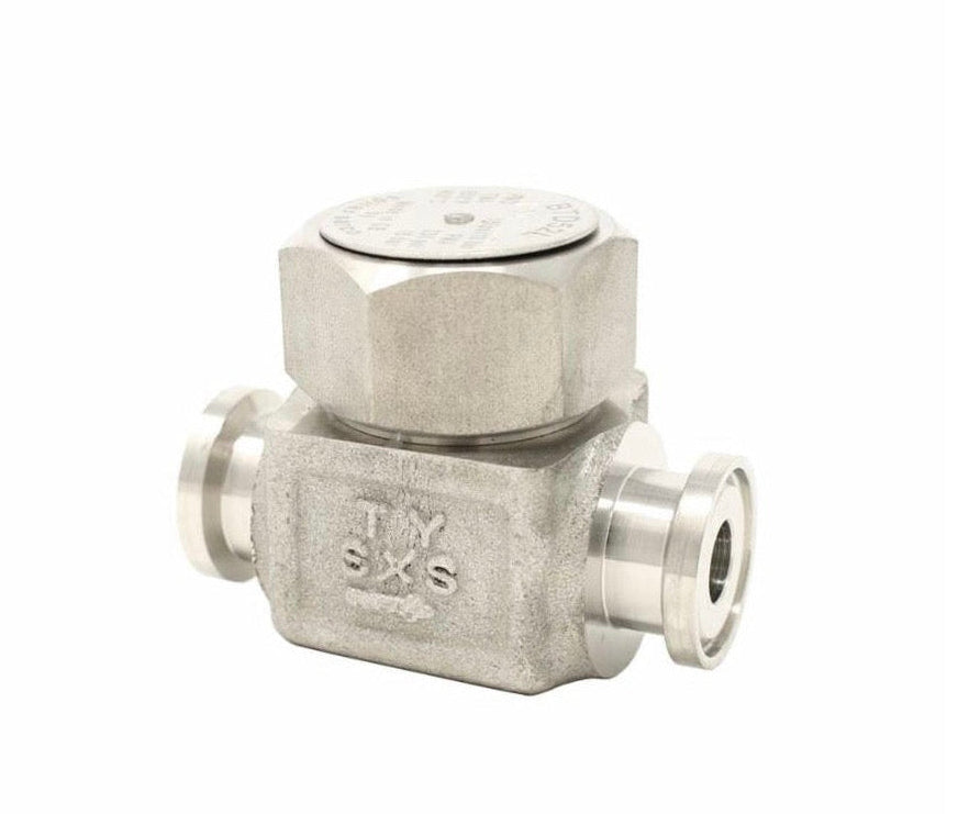 Spirax Sarco 1810298, BTD52L Thermodynamic Steam Trap, 1/2 in, Sanitary Clamp, 750 deg F, 10 bar, 316L Stainless Steel
