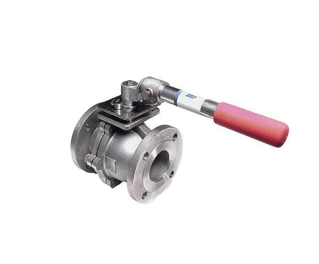 American Valve® 4001 6" Ball Valve, 6 in Nominal, Flanged End Style, Stainless Steel Body, Full Port, PTFE Softgoods, Import