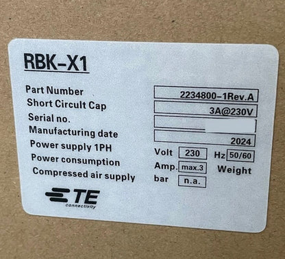 2234800-1Rev.A TE CONNECTIVITY - RAYCHEM, RBK-X1 CE STD